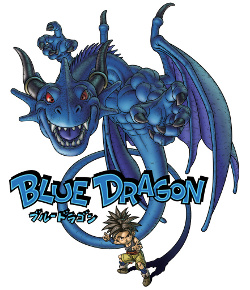 Blue dragon cartoon